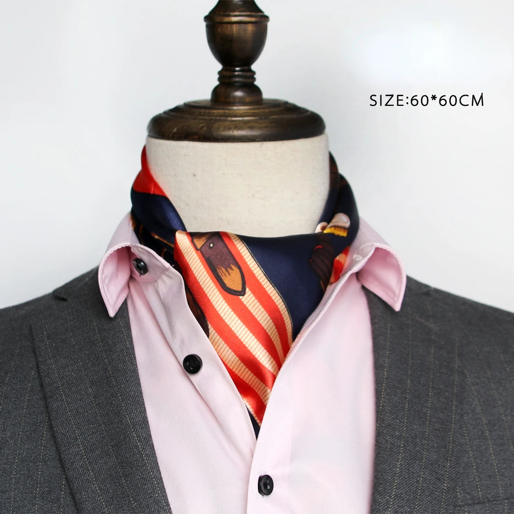 Britischer Herren-Seidenschal, – Face Scarf Mask Bewertung und Preis
