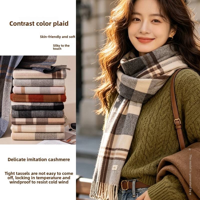 Halswärmer, verdickt, mit Mela – Infinity Scarf Knit Bewertung und Preis